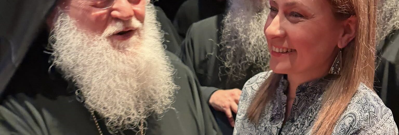 Αχαΐα: Με τον Εφραίμ του Βατοπεδίου η Χριστίνα Αλεξοπούλου ΦΩΤΟ