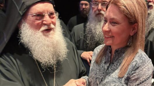Αχαΐα: Με τον Εφραίμ του Βατοπεδίου η Χριστίνα Αλεξοπούλου ΦΩΤΟ