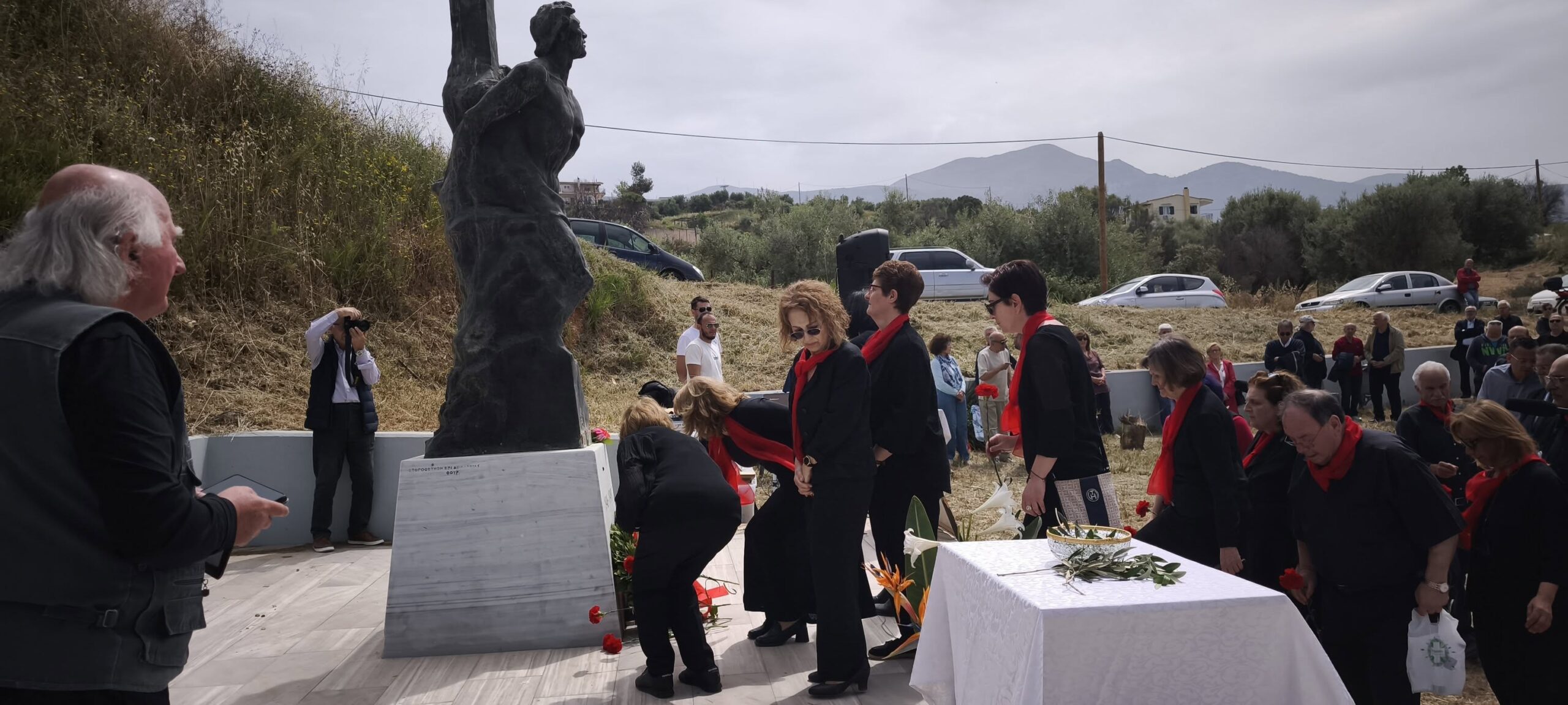 Τιμή και μνήμη στους εκτελεσθέντες Αγωνιστές της Εθνικής Αντίστασης στο Γηροκομειό Πάτρας ΦΩΤΟ