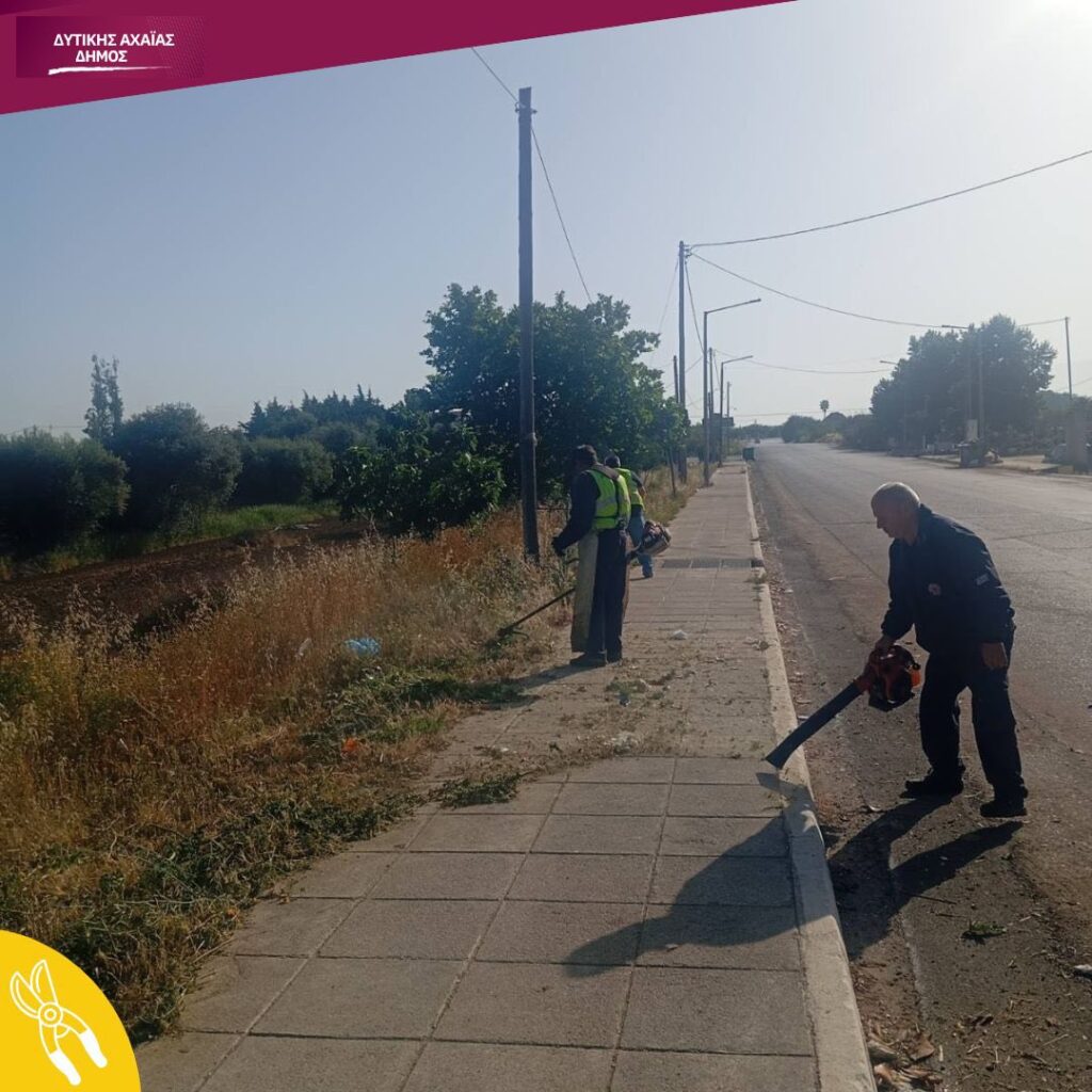 Δυτική Αχαΐα: Στο «φουλ» οι καθαρισμοί για να προλάβουν τις φωτιές ΦΩΤΟ