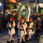 Πλήθος πιστών στη λιτανεία των Αγίων Κωνσταντίνου και Ελένης Αγυιάς ΦΩΤΟ