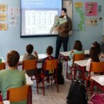 Ενημέρωση μαθητών για την γραφή Braille στο 2ο Δημοτικό Παραλίας ΦΩΤΟ