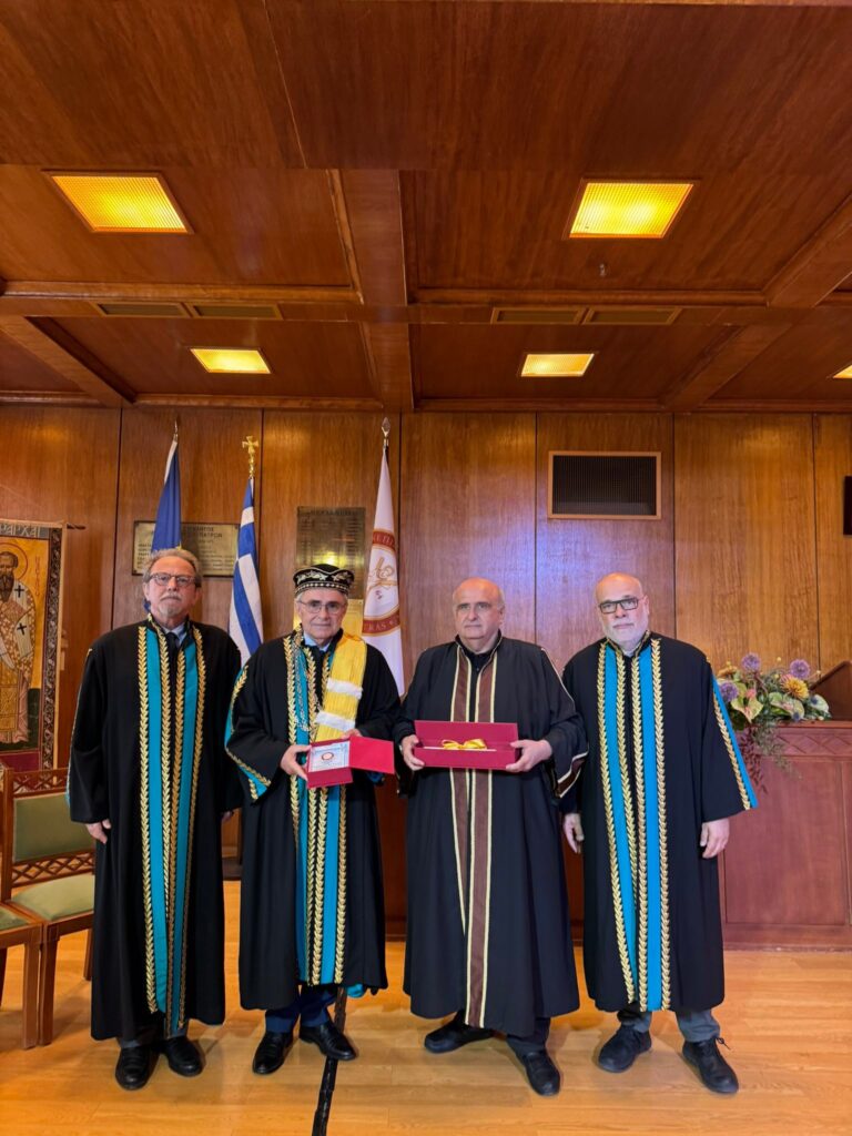 Αναγόρευση του Γεωργίου Καψάλη σε Επίτιμο Διδάκτορα του Πανεπιστημίου Πατρών ΦΩΤΟ