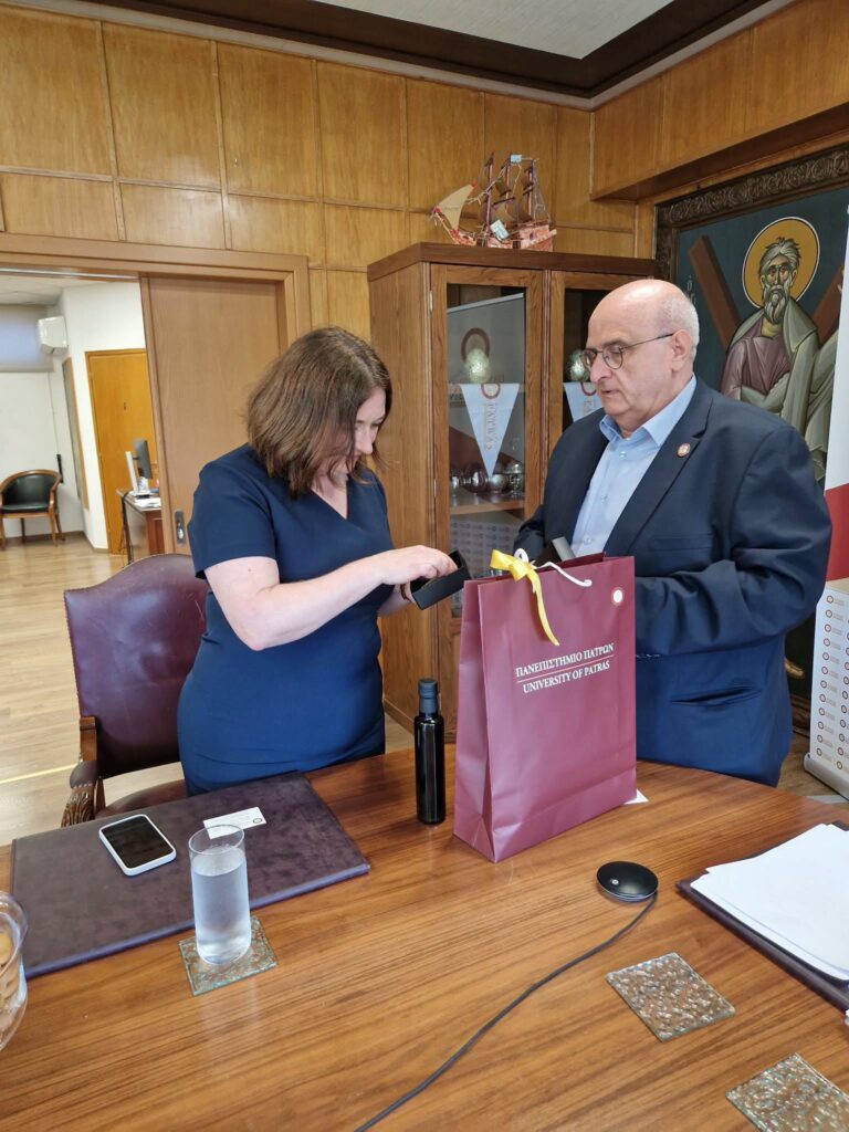 Επίσκεψη Κινέζων και Ουκρανής στο Πανεπιστήμιο Πατρών ΦΩΤΟ