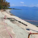 Αχαΐα: Διάβρωση παραλιακών δρόμων, λόγω Κλιματικής αλλαγής ΦΩΤΟ