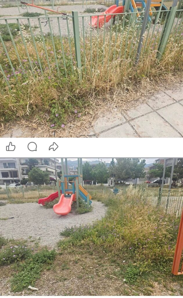 Πάτρα: Παιδικές χαρές προκαλούν έντονη αγανάκτηση γονέων -Εικόνα εγκατάλειψης σε συνοικίες ΦΩΤΟ 6 Πάτρα: Παιδικές χαρές προκαλούν έντονη αγανάκτηση γονέων -Εικόνα εγκατάλειψης σε συνοικίες ΦΩΤΟ