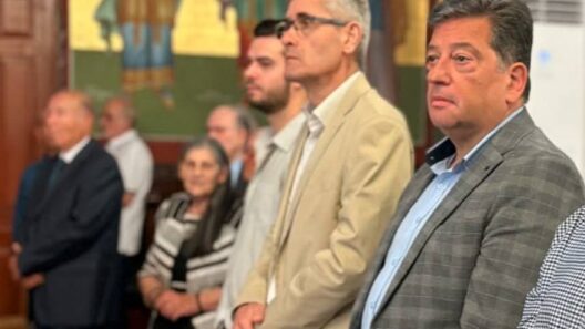 Ο Δημήτρης Παλούμπης στην Αγία Τριάδα, στον Ψαθόπυργο ΦΩΤΟ