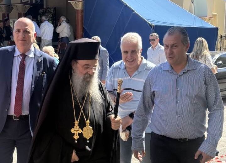 Ο Γιώργος Μόρος στη Αγία Τριάδα Ζαρουχλεΐκων