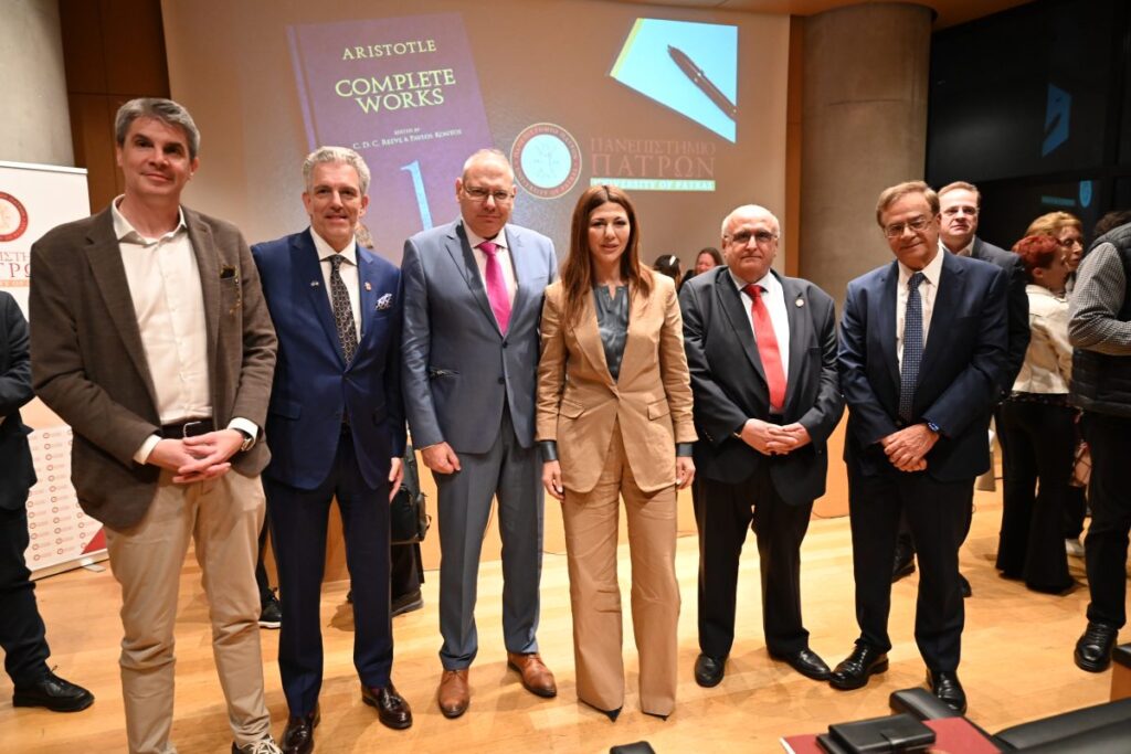 Η παρουσίαση των Απάντων του Αριστοτέλη στα αγγλικά, με το Πανεπιστήμιο Πατρών οικοδεσπότη ΦΩΤΟ 39 Η παρουσίαση των Απάντων του Αριστοτέλη στα αγγλικά, με το Πανεπιστήμιο Πατρών οικοδεσπότη ΦΩΤΟ