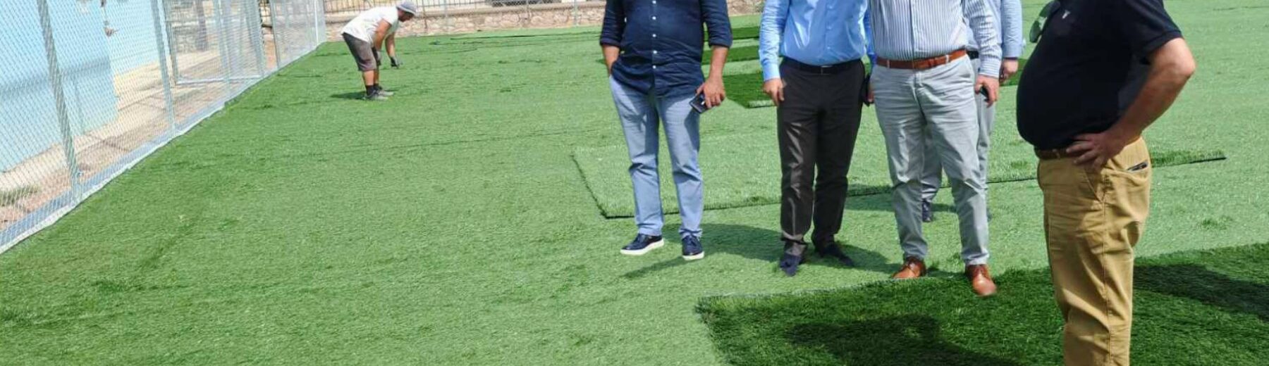 Τελετή εγκαινίων του νέου ταρτάν στο Δημοτικό Στάδιο Κάτω Αχαΐας