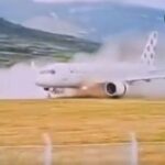 Αεροσκάφος με 130 επιβάτες γλιστράει στον διάδρομο του αεροδρομίου ΒΙΝΤΕΟ