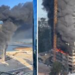 Στις φλόγες υπό κατασκευή ουρανοξύστης στο Ντουμπάι ΒΙΝΤΕΟ