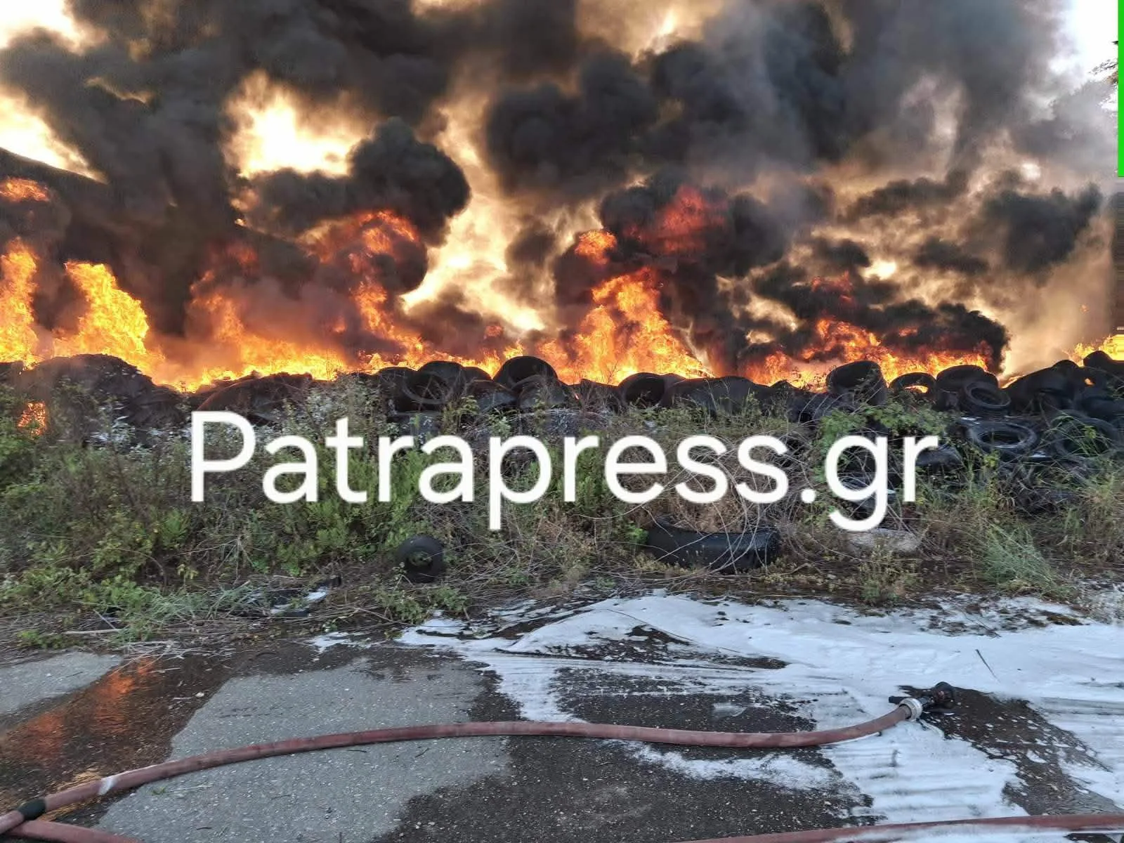 Πάτρα: Εικόνες αποκάλυψης στο πρώην εργοστάσιο της Pirelli - Έσβησε η μεγάλη φωτιά ΒΙΝΤΕΟ-ΦΩΤΟ 4 Πάτρα: Εικόνες αποκάλυψης στο πρώην εργοστάσιο της Pirelli - Έσβησε η μεγάλη φωτιά ΒΙΝΤΕΟ-ΦΩΤΟ