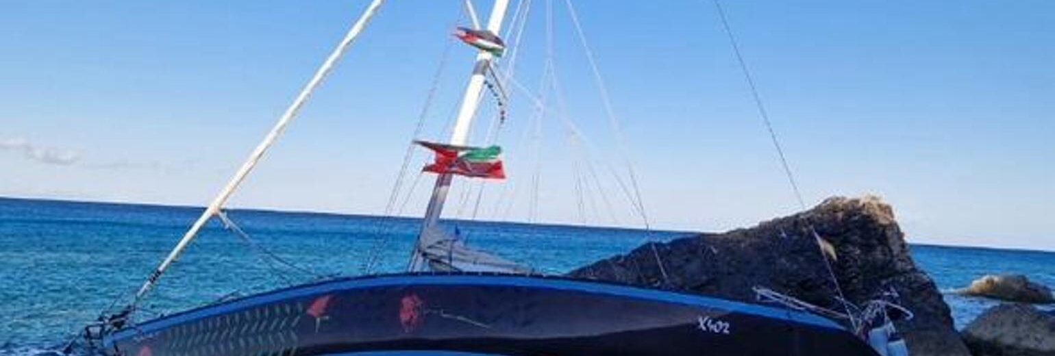 Γαύδος: Προσάραξη ακυβέρνητου ιστιοφόρου από τον στολίσκο της Γάζας - Δηλώσεις Βάλλη ΦΩΤΟ