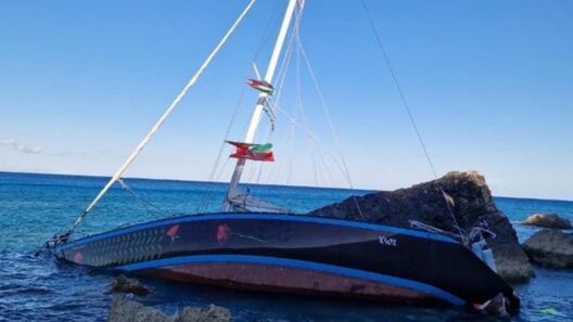 Γαύδος: Προσάραξη ακυβέρνητου ιστιοφόρου από τον στολίσκο της Γάζας - Δηλώσεις Βάλλη ΦΩΤΟ