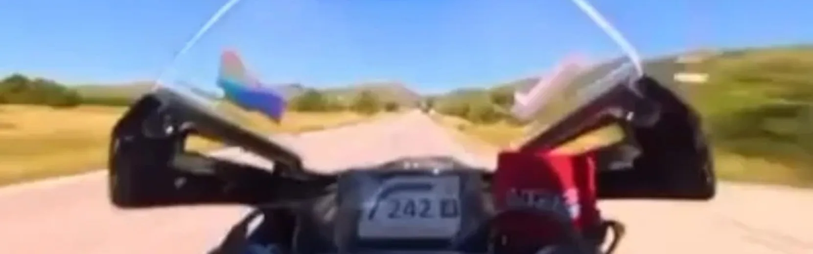 Με 240 χλμ/ώρα στην Εθνική Οδό Ελευσίνας - Θήβας μοτοσικλετιστής - Τον «πρόδωσε» βίντεο