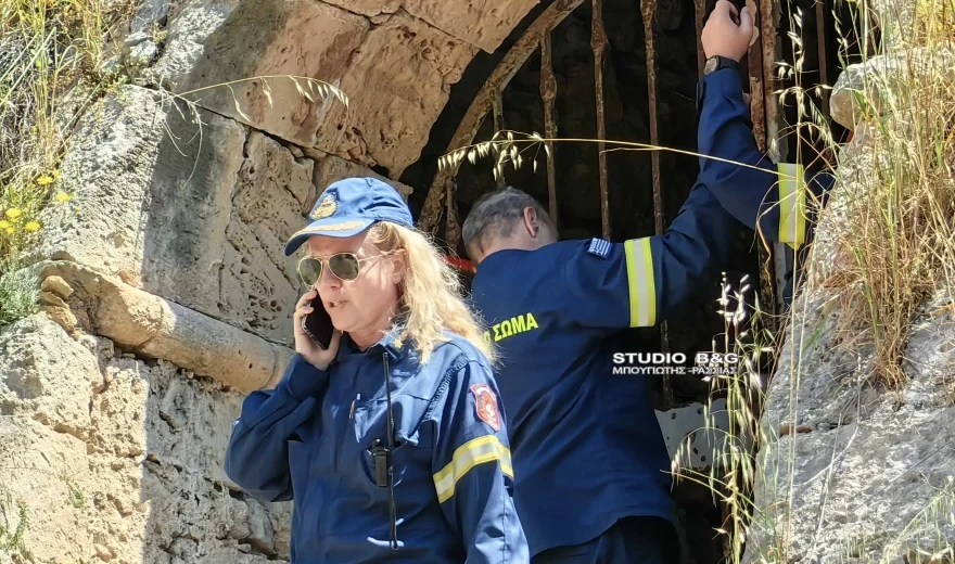Ναύπλιο: Νεαρός εγκλωβίστηκε στην Πύλη των Τόρων ΒΙΝΤΕΟ
