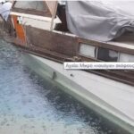Αχαΐα: Συνδρομή δύτη για το «ναυάγιο» σκάφους στο λιμανάκι της Ακράτας ΦΩΤΟ