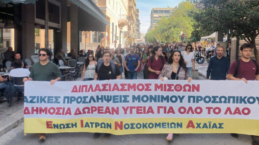 Πάτρα: Διπλή διαμαρτυρία και κινητοποίηση για μετακινήσεις γιατρών από Αχαΐα...Κεφαλονιά 38 Πάτρα: Διπλή διαμαρτυρία και κινητοποίηση για μετακινήσεις γιατρών από Αχαΐα...Κεφαλονιά