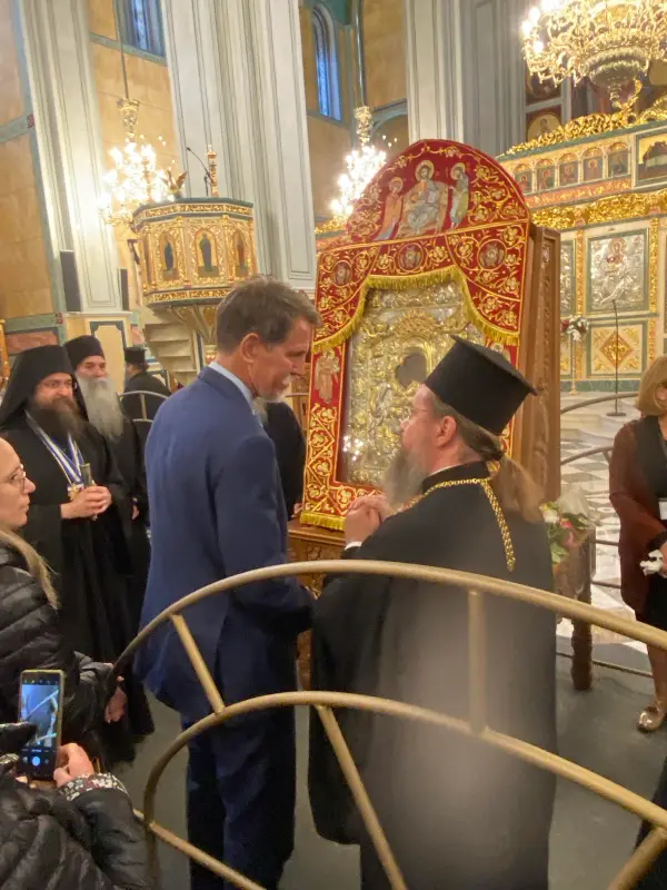 Ο Παύλος Ντε Γκρες στην εικόνα «Άξιον Εστί», στο Μεσολόγγι ΦΩΤΟ 29 Ο Παύλος Ντε Γκρες στην εικόνα «Άξιον Εστί», στο Μεσολόγγι ΦΩΤΟ