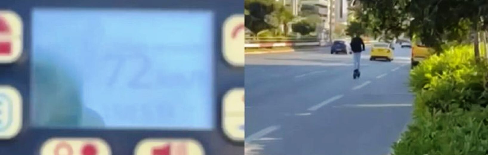 Συγγρού: Πιάστηκε πατίνι να τρέχει με 72 χλμ!