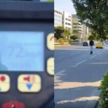Συγγρού: Πιάστηκε πατίνι να τρέχει με 72 χλμ!