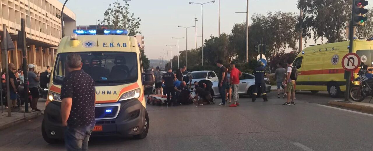 Πάτρα: Τροχαίο με διανομέα στην Ακτή Δυμαίων