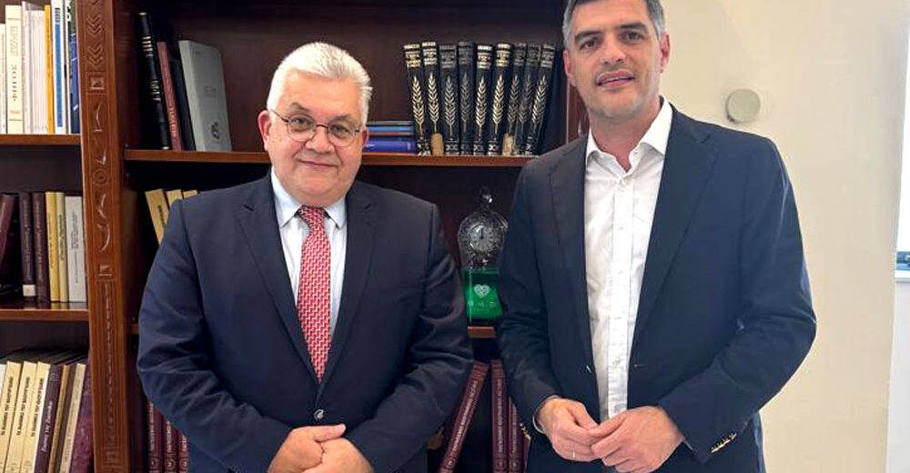 Αχαΐα: Ο Α.Τσώκος με τον Υφυπουργό Παιδείας Νίκο Παπαϊωάννου - «Διασύνδεση του Πανεπιστημίου με την ανάπτυξη»