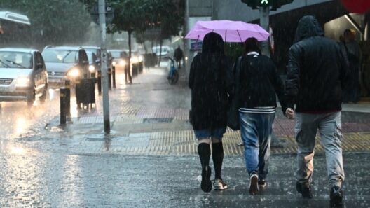 Αχαΐα: Ο καιρός σήμερα με βροχές και καταιγίδες