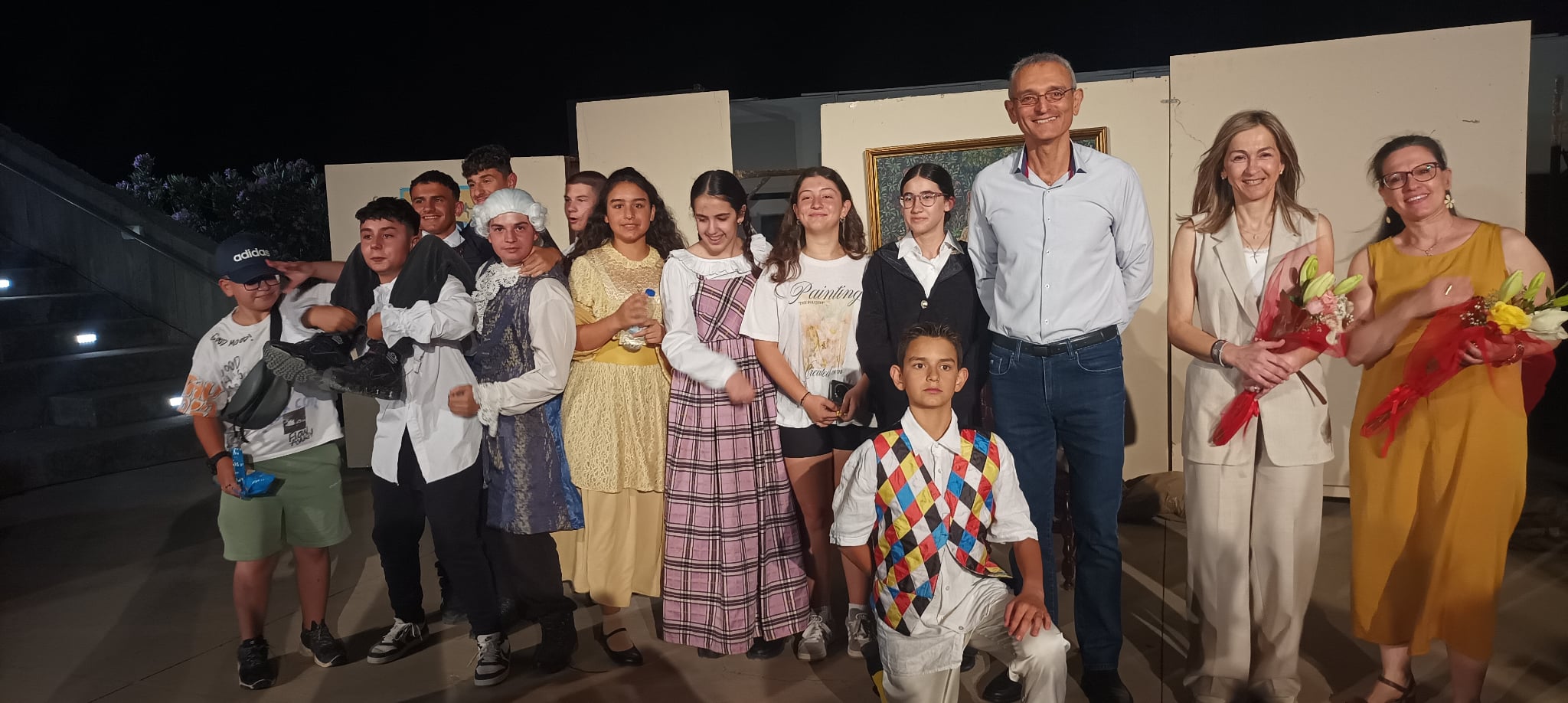 Η παράσταση «Υπηρέτης Δύο Αφεντάδων» από το Γυμνάσιο Σαραβαλίου ΦΩΤΟ