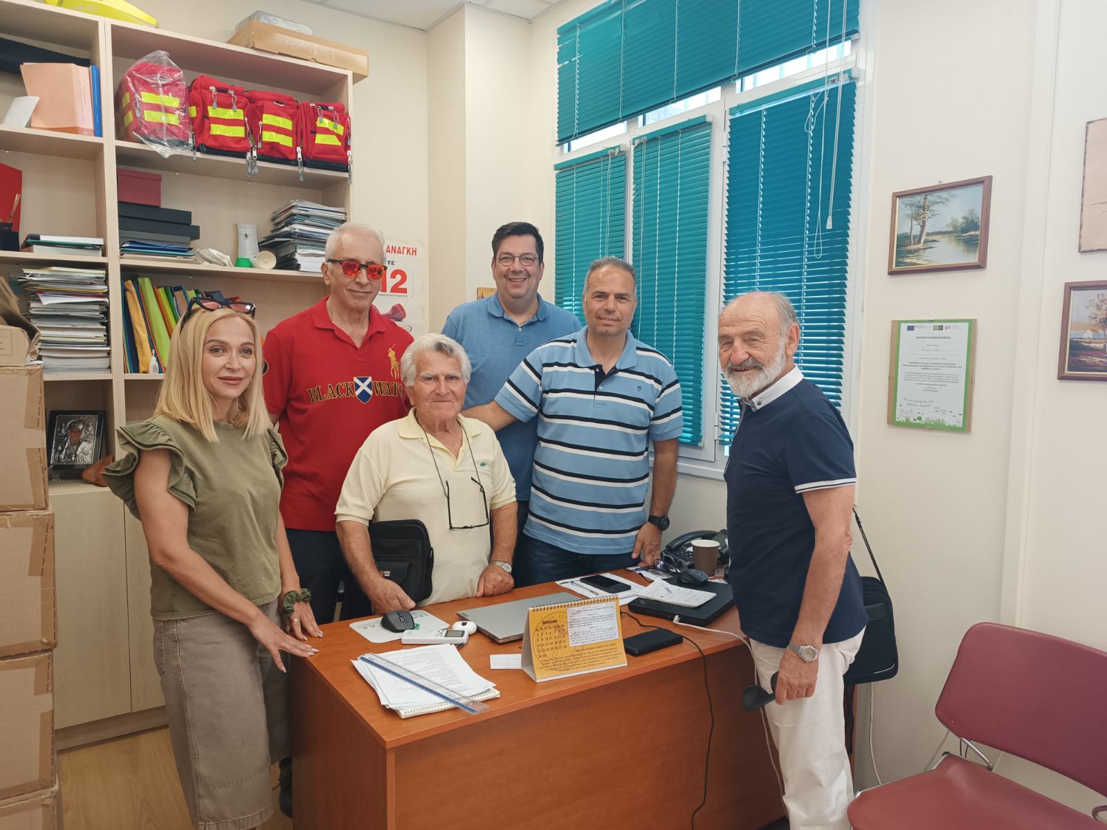 Ο Σύλλογος Αλυκής σε συνάντηση με τον Αντιδήμαρχο Καθαριότητας Νίκο Καραΐσκο