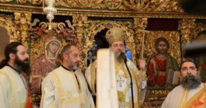 Κουρά του δοκίμου Γεωργίου Παντελή, στην Μονή Αγίων Πάντων Τριταίας