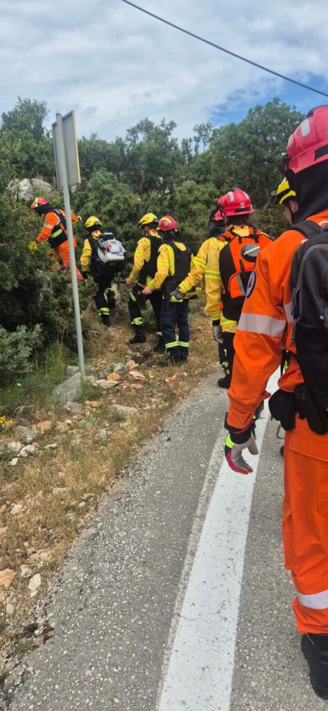 Ασκηση Εθελοντών Πυροσβεστών Αχαΐας στο Άνω Σούλι Πατρών ΦΩΤΟ