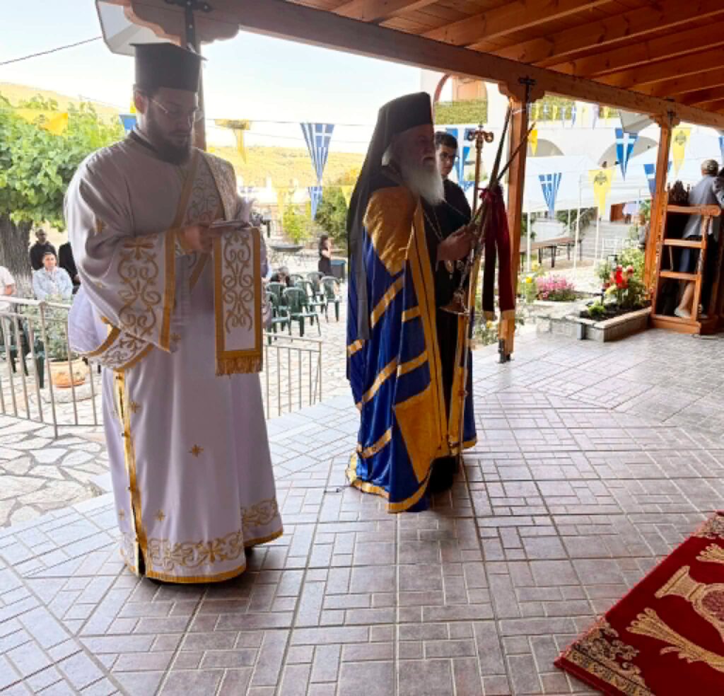 Στην Μονή Αγίας Τριάδος Ακράτας ο Μητροπολίτης Ιερώνυμος ΦΩΤΟ