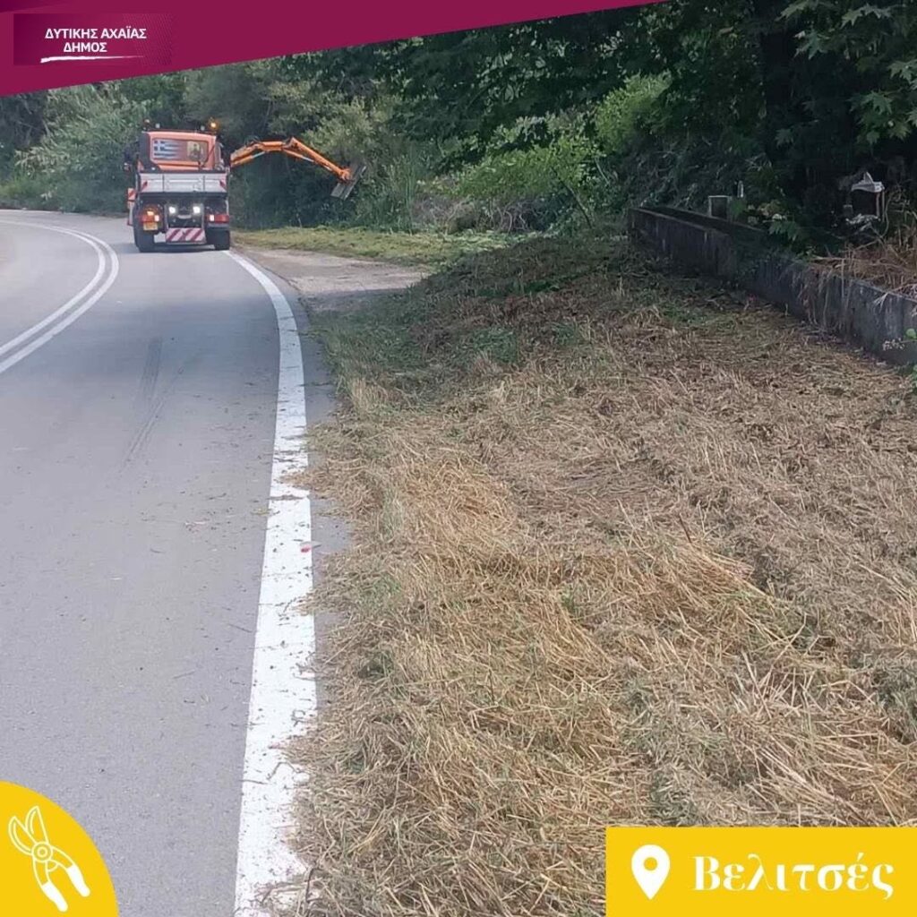 Δυτική Αχαΐα: Εργασίες καθαρισμού βλάστησης που εμποδίζουν τους οδηγούς ΦΩΤΟ . 30 Δυτική Αχαΐα: Εργασίες καθαρισμού βλάστησης που εμποδίζουν τους οδηγούς ΦΩΤΟ .