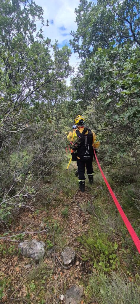 Ασκηση Εθελοντών Πυροσβεστών Αχαΐας στο Άνω Σούλι Πατρών ΦΩΤΟ