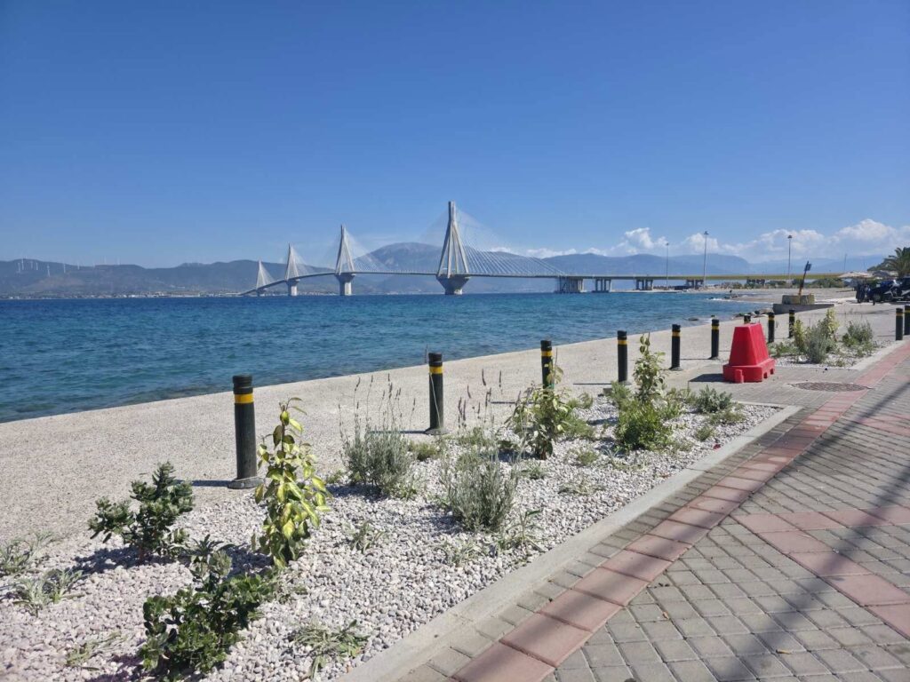 Πάτρα: Αλλάζει όψη η παραλιακή του Ρίου με τα πρώτα φυτά ΦΩΤΟ