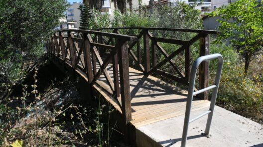 Πάτρα: Εργασίες αποκατάτασης στην μικρή ξύλινη πεζογέφυρα του Μειλίχου 38 Πάτρα: Εργασίες αποκατάτασης στην μικρή ξύλινη πεζογέφυρα του Μειλίχου