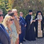 Η Δημήτρης Παλούμπης στην εκδήλωση μνήμης για τα θύματα του καταστροφικού σεισμού στο Αίγιο ΦΩΤΟ
