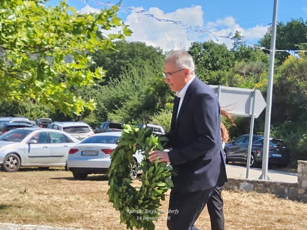 Ο δήμαρχος Ερυμάνθου Θόδωρος Μπαρής στην μνήμη του Ντεληγιώργη ΦΩΤΟ 31 Ο δήμαρχος Ερυμάνθου Θόδωρος Μπαρής στην μνήμη του Ντεληγιώργη ΦΩΤΟ