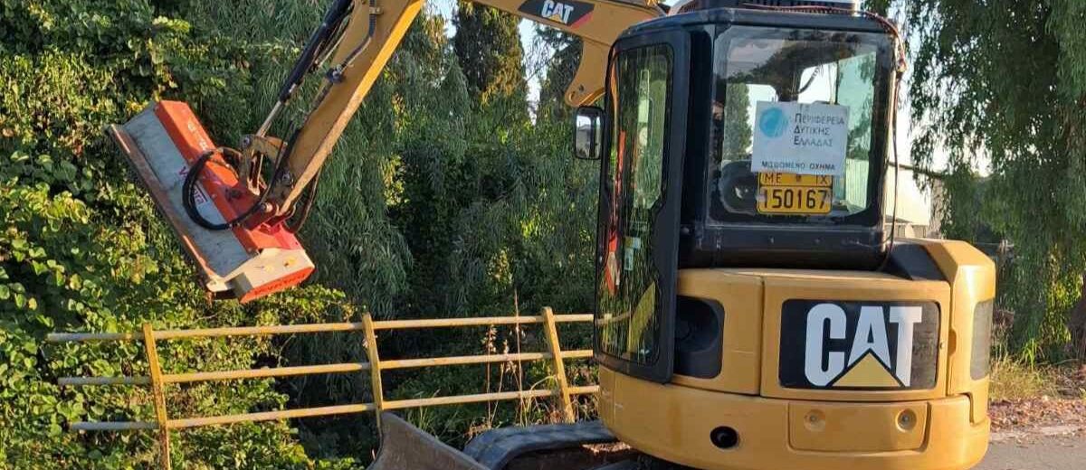 Δυτική Αχαΐα: Η Πολιτική Προστασία θωρακίζει ευάλωτα σημεία σε ακραία φυσικά φαινόμενα ΦΩΤΟ