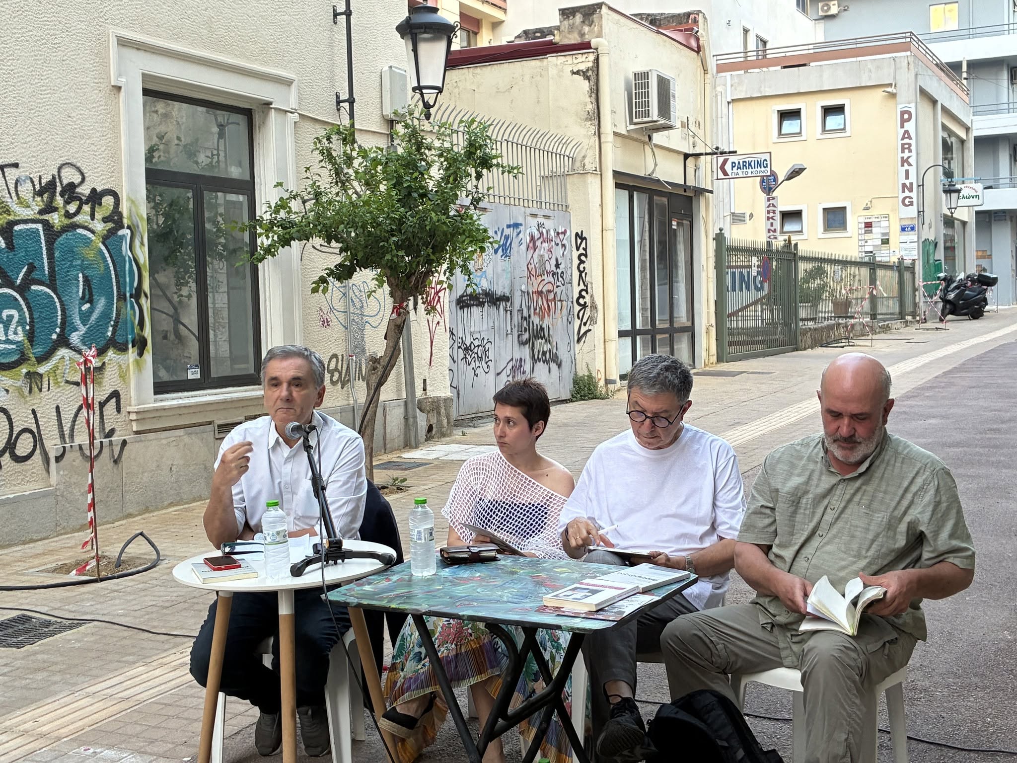 Ο Αχαιός οικολόγος Κ.Παπακωνστατίνου με τον Τσακαλώτο για την Κλιματική κρίση