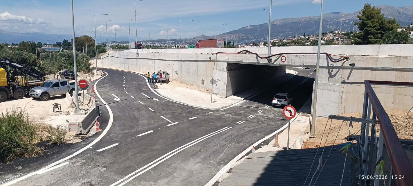 Πατρών–Πύργου: Παραδόθηκε στην κυκλοφορία ο κόμβος Μιντιλογλίου 4 Πατρών–Πύργου στην κυκλοφορία