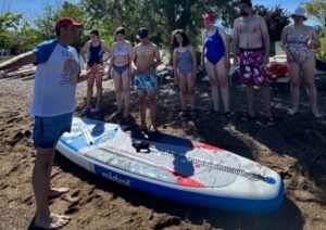 Οι «Μαχητές» σε μαθήματα Stand Up Paddling στην Πλαζ ΦΩΤΟ