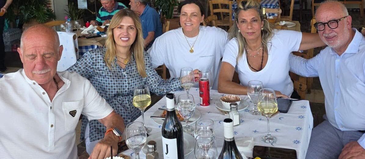 Ο αντιπεριφερειάρχης Παναγιώτης Σακελλαρόπουλος με την υφυπουργό…