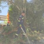 Οβρυά: Πυρκαγιά κοντά στις Εργατικές Κατοικίες ΦΩΤΟ