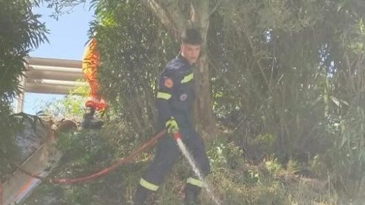 Πυρκαγιά κοντά στις Εργατικές Κατοικίες