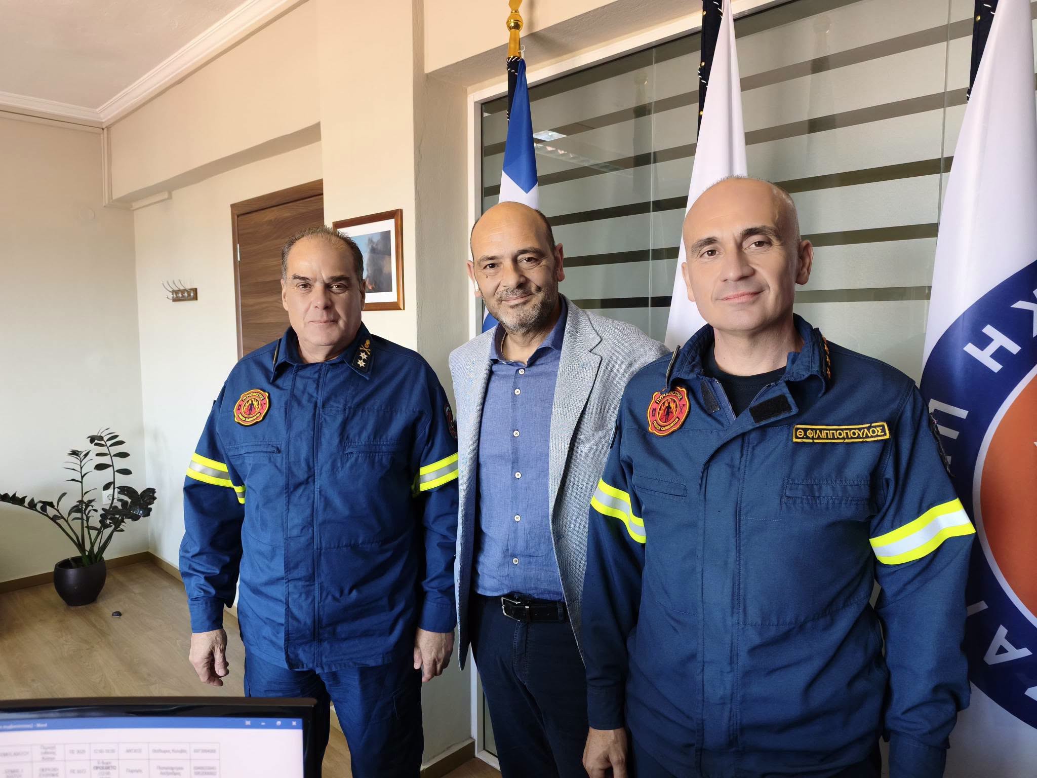 Πυροσβεστική στο Β΄ Σταθμό στην πόλη Πατρα