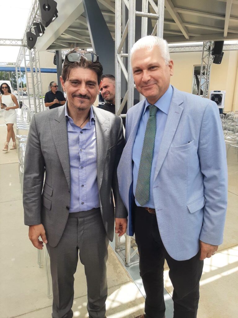 Ο Φωκίων Ζαΐμης στην ΒΙΑΝΕΞ με τον Δημήτρη Γιαννακόπουλο ΦΩΤΟ