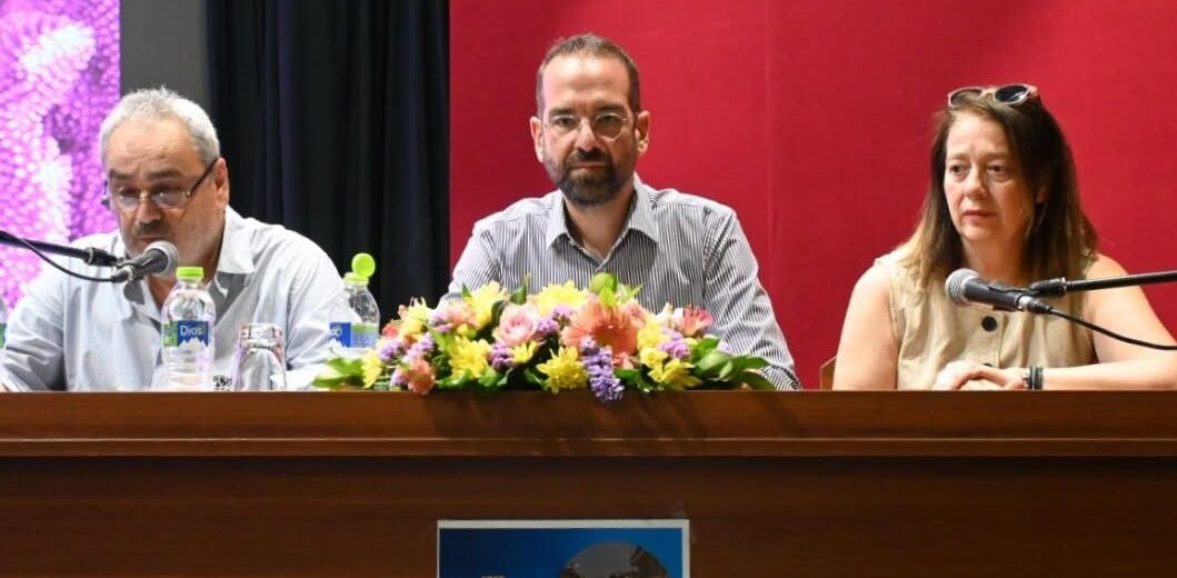 Ο Νεκτάριος Φαρμάκης στην εκδήλωση «Ολοκληρωμένη Χωρική Ανάπτυξη «Παράλιο Μέτωπο» Πηνειού ΦΩΤΟ